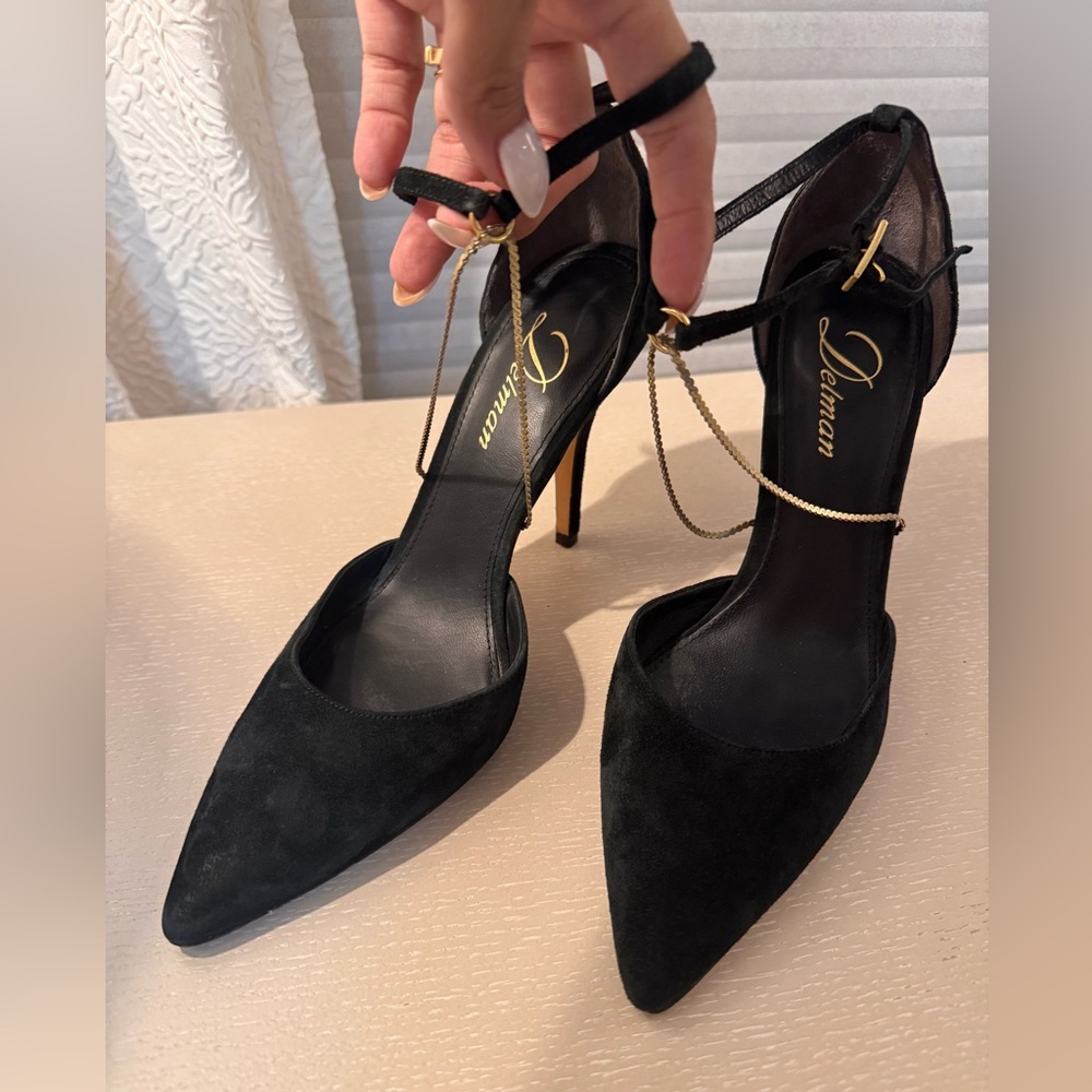 Suede Heels